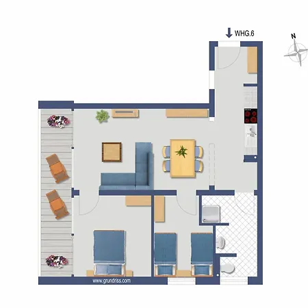 Inseltoern 6 Apartment